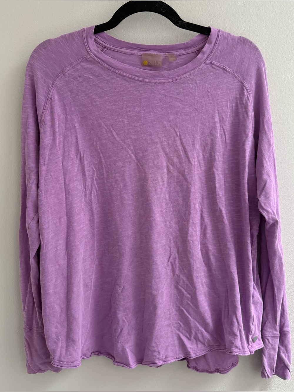 Zella long sleeve purple shirt
